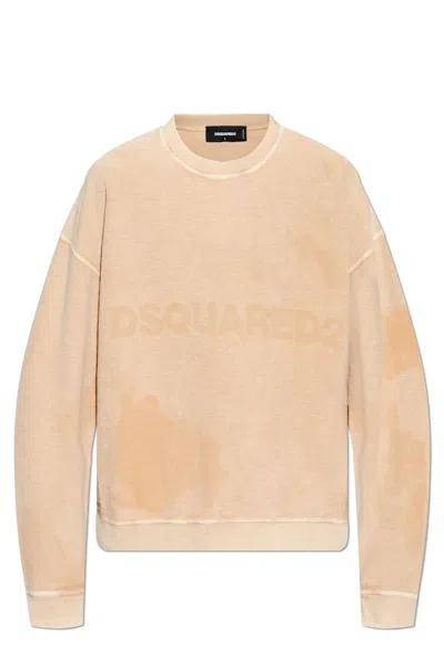 Shop Dsquared2 Logo Detailed Crewneck Sweatshirt