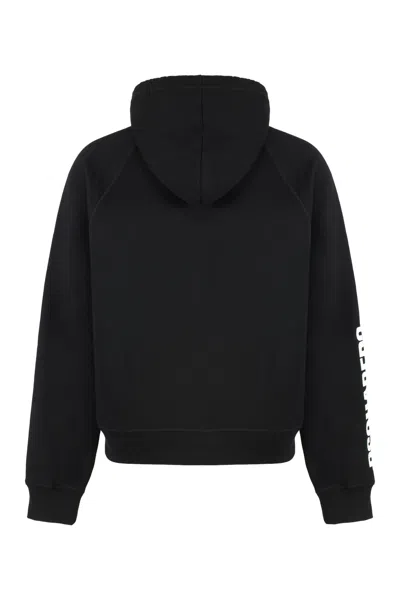 Dsquared2 Golden Goose White Flat Shoes In Black