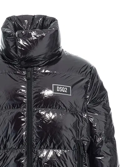 Shop Dsquared2 Ultra Light Down Down Jacket In Nero