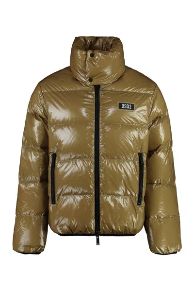 Shop Dsquared2 Ultra Light Down Jacket In Oro