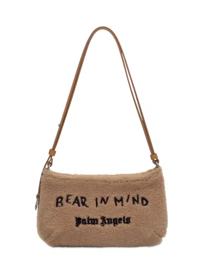 Palm Angels Bear In Mind Bag In Brown/black