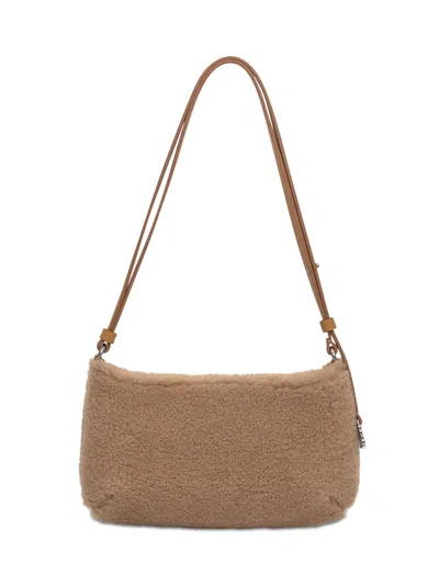 Palm Angels Bear In Mind Bag In Brown/black