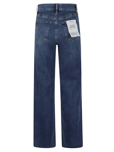 Frame High-rise Wide Leg Jeans In Mrmd Mermaid