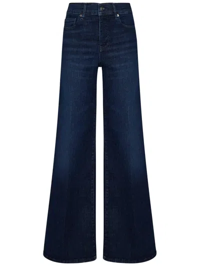 Shop Frame Le Palazzo Denim Jeans In Dant Dante