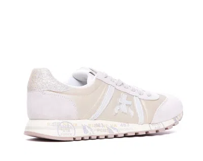 Shop Premiata Lucy Sneakers In Light Grey