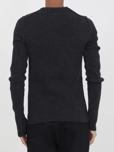 Shop Dolce & Gabbana Wool Jumper In Grigio