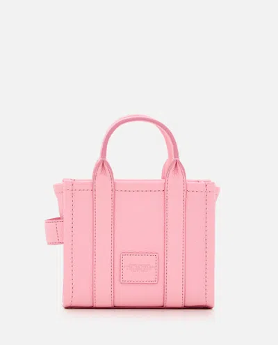 Shop Marc Jacobs The Mini Leather Tote Bag In Pink