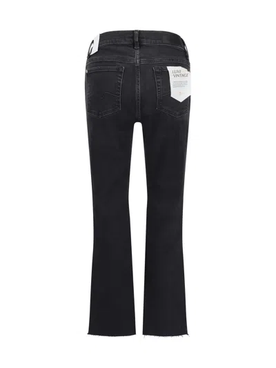 Shop 7 For All Mankind Denim Pants In Black