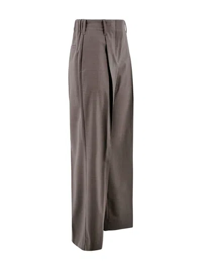 Shop P.a.r.o.s.h Straight Trousers In Marrone