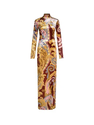 Shop Etro Dress In Fantasia