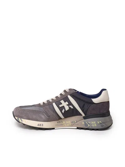 Shop Premiata Sneakers Lander In Blu