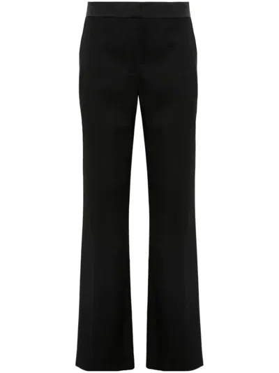 Shop Genny Black Virgin Wool Trousers