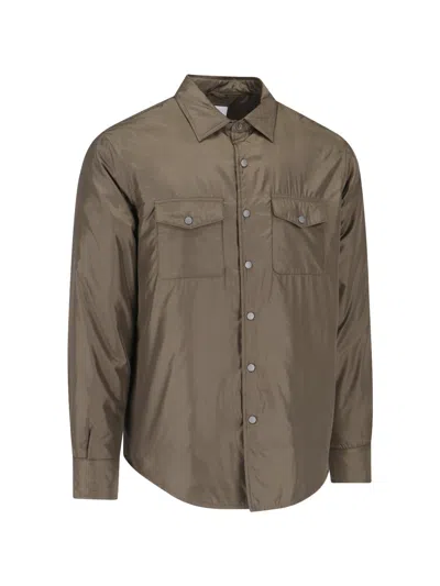 Aspesi Jacket With Chest Pockets And Long Sleeves In Brown