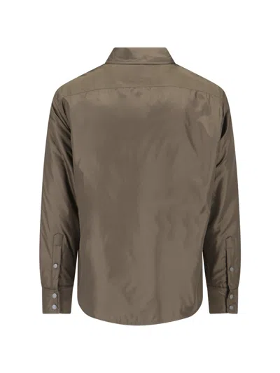 Aspesi Jacket With Chest Pockets And Long Sleeves In Brown