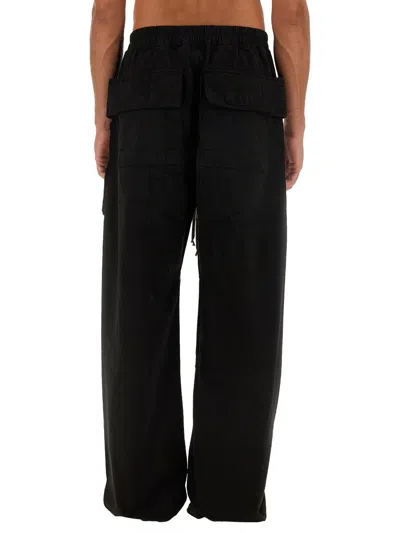 Shop Drkshdw Cargo Pants Cretch Wide In Black