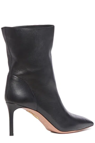 Aquazzura Matignon 75 Booties In Black