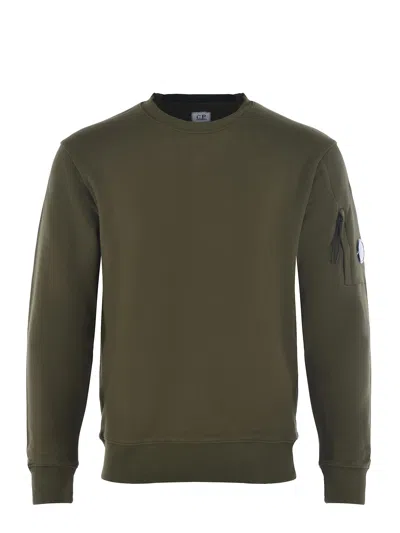 Shop C.p. Company Sweatshirt  Made Of Cotton In Green