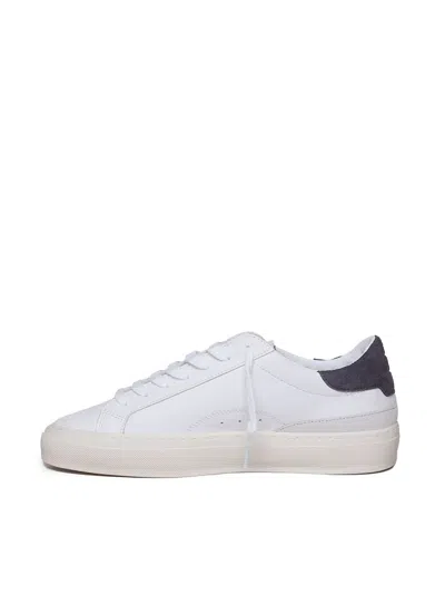 Shop Date Sonica Sneakers In Leather In White