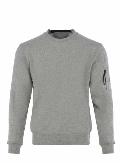 Shop C.p. Company Sweatshirt  Made Of Cotton In Grey