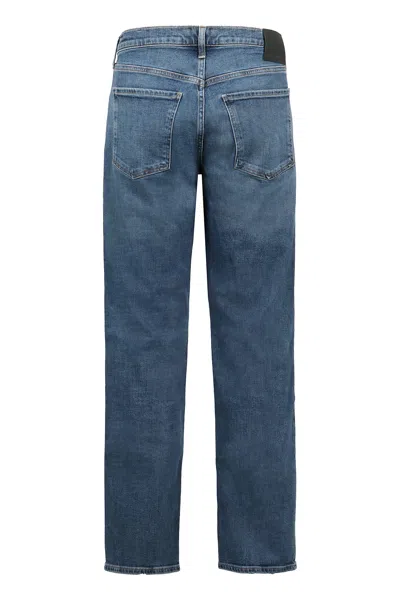 Citizen Of Humanity Citizens Of Humanity Elijah 5-pocket Straight-leg Jeans In Navy
