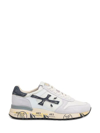 Shop Premiata Sneaker With Logo In White