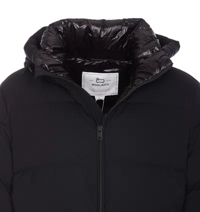 Shop Woolrich Sierra Supreme Down Jacket In Black