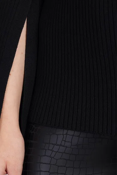 Junya Watanabe Ribbed Wool Turtle-neck Sweater In Black
