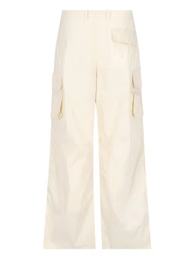 Shop Our Legacy Mounth Cargo Pants In Pearl