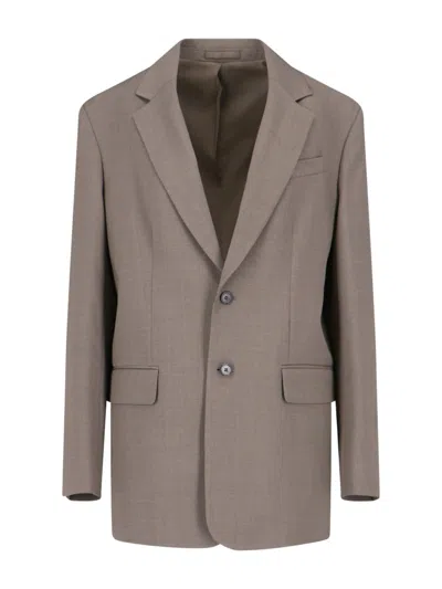 Shop Filippa K Davina Single-breasted Blazer In Grey