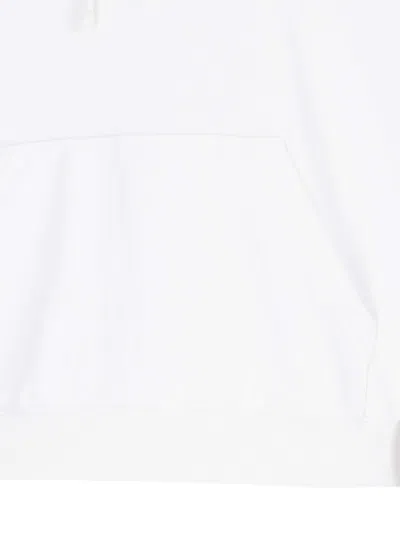 Marc Jacobs Embroidered Logo Hooded Sweatshirt In White