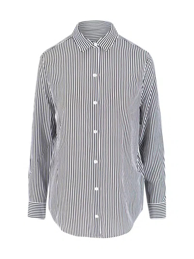 Shop Equipment Essential Striped Shirt In White