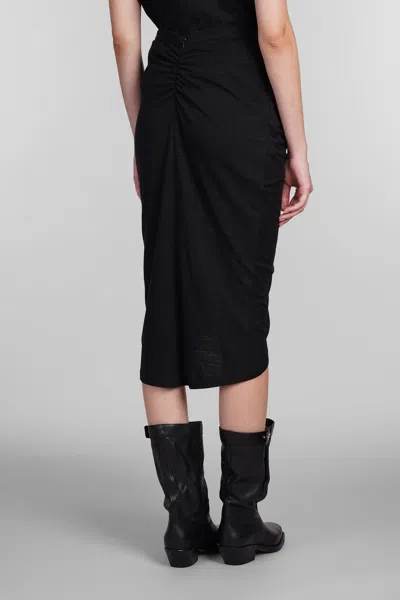 Isabel Marant Étoile Isabel Marant Etoile Ilis Midi Skirt In Black
