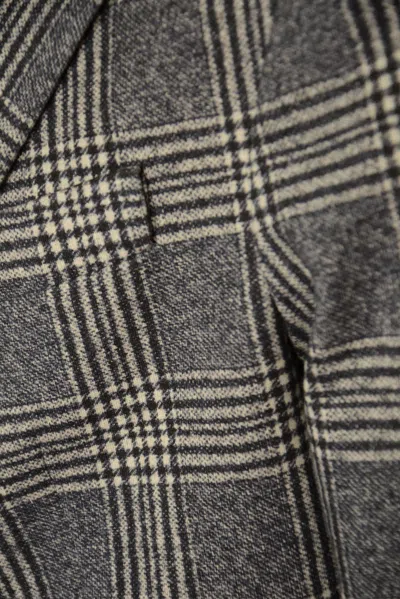 Circolo 1901 Check Patter Buttoned Blazer In Blue