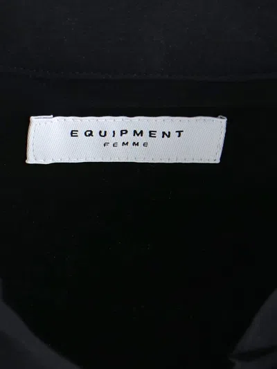 Equipment Signature Shirt In Black