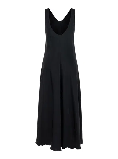 Forte Forte Women Satin Long Dress In Black