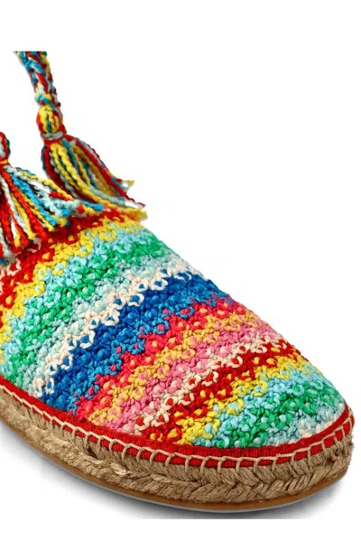 Alanui Over The Rainbow Slip-on Espadrilles In Multicolour
