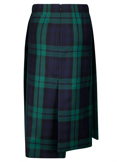 Setchu Midi Skirt Tartan In Tartan