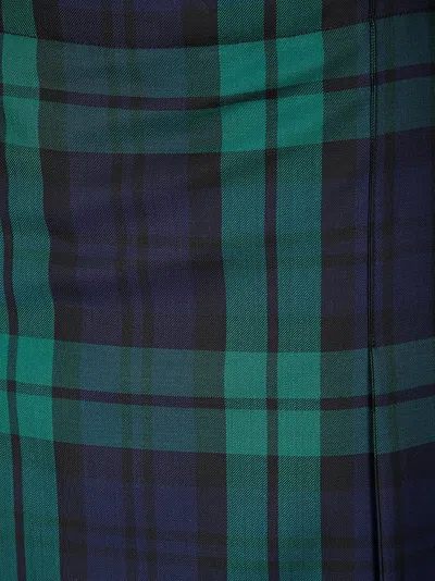 Setchu Midi Skirt Tartan In Tartan
