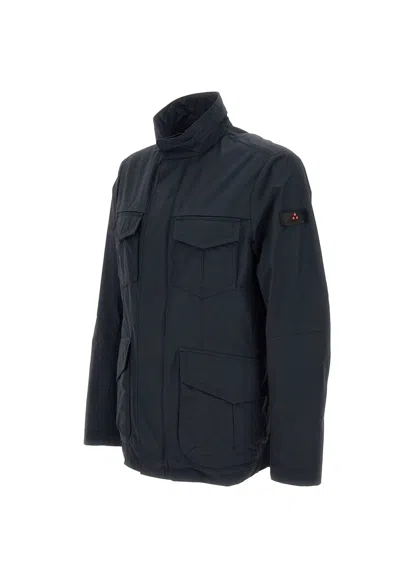 Peuterey Long Sleeve Casual Jacket In Blue