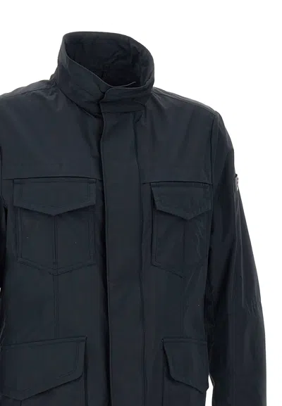 Peuterey Long Sleeve Casual Jacket In Blue