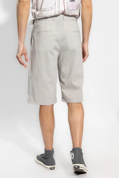 Etudes Studio Gray Tempera Shorts In Grey