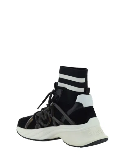 Shop Pinko Ariel 05 Sneakers  In Black