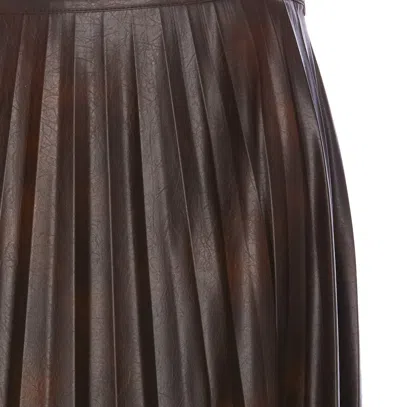 Shop Pinko Kudrika Skirt In Brown