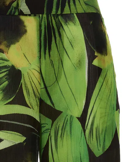 Louisa Ballou Green Cruise Trousers In Green
