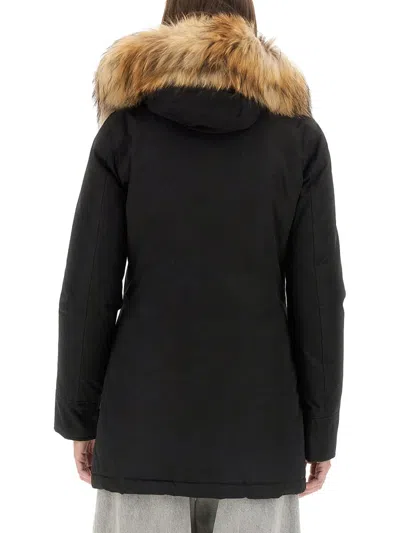 Woolrich Arctic Parka In Nero Neri E Grigi