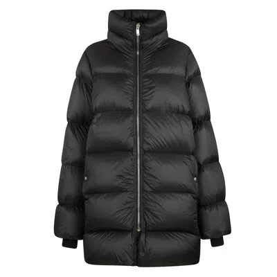 Shop Rick Owens Zipped Padded Coat In Black