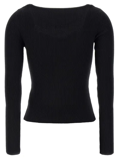 Shop Giuseppe Di Morabito Jewel Chain Sweater In Black