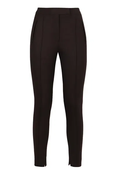 Pt Torino Skinny Trousers In Brown
