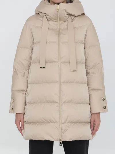 Shop Herno Down Jacket In Nylon In Chantilly