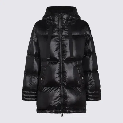 Herno Laminar Laminar Glazed Ripstop Oversize Down Jacket In Nero